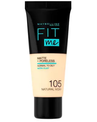 Fit Me Matte + Poreless Foundation من ميبيلين من ميبيلين
